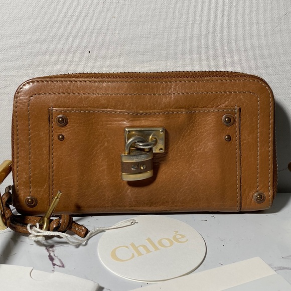 Chloe Handbags - Authentic Chloe Large Leather Zippy Wallet
